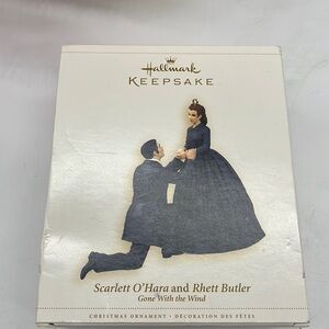 Hallmark Keepsake Ornament Gone with the Wing Scarlett O'Hara and Rhett Butler